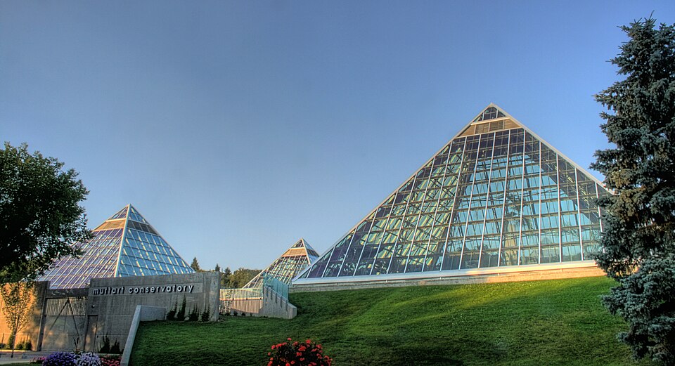 Muttart Conservatory Botanical Pyramids